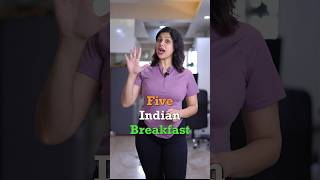 5 Indian breakfast for weight loss journey 👍 fit health weightloss fitness [upl. by Inoj]