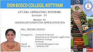 OPERATING SYSTEMS LECTURE 31 PAGING EXAMPLE FOR A 32BYTE MEMORY WITH 4BYTE PAGES BCA S3 [upl. by Wehner]