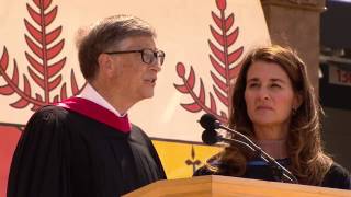 Bill and Melinda Gates 2014 Stanford Commencement Address [upl. by Fowler85]