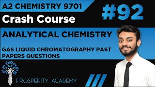 Gas Liquid Chromatography Past Paper Questions  A2 Analytical Chemistry  9701 A2 Chemistry Urdu [upl. by Nylesoj]