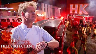 Service for the Services  Cooking For First Responders on Hells Kitchen [upl. by Evangelin261]