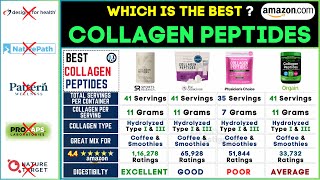 ✨ Best Collagen Peptides Supplements for Skin  Top Collagen for AntiAging Healthy amp Glowing Skin [upl. by Swetiana]