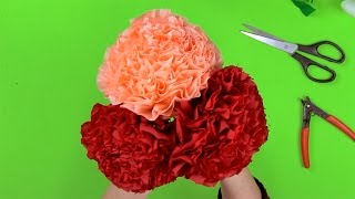 Cómo hacer un ramo de flores con servilletas de papel [upl. by Handbook54]