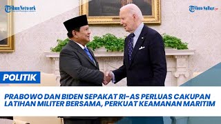 Prabowo dan Biden Sepakat RIAS Perluas Cakupan Latihan Militer Bersama Perkuat Keamanan Maritim [upl. by Deirdra]