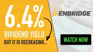 ENBRDIGE STOCK 64 DIVIDEND YIELD  ENB STOCK ANALYSIS [upl. by Yllut413]