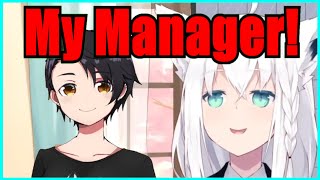 Fubuki Introduce Her Manager to Everyone【Hololive  Eng Sub】 [upl. by Navoj]