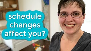 Finding calm in schedule changes [upl. by Voe817]