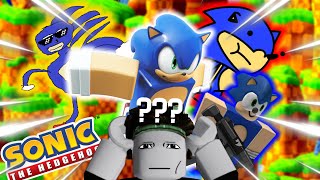 Juegos RAROS de SONIC en Roblox 😂 [upl. by Thetes524]