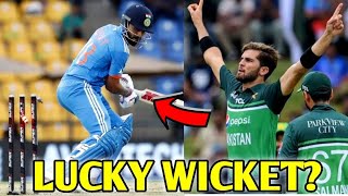 quotShaheen got LUCKY Wicket of Viratquot 😳  Shaheen Afridi Virat Kohli Wicket  S Sreesanth Cricket [upl. by Ilonka]