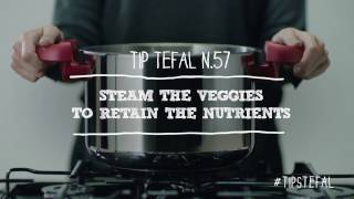 Tefal Tip 57 Steam The Veggies to Retain Nutrients [upl. by Atiuqel900]