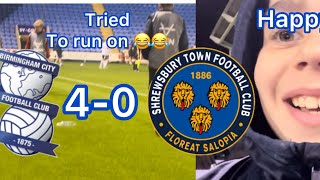 Shrewsbury town vs Birmingham city fc40 yes kro stfc bcfc football bsm [upl. by Iral]