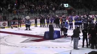 Finale LHJMQ Game 7 Québec vs Rimouski 18 mai 2015 LOcéanic remporte la Coupe du Président [upl. by Esyak]