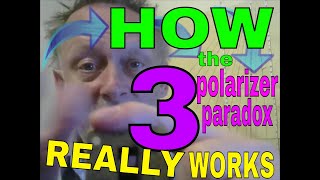 HOW THE TRIPLE POLARIZER PARADOX REALLY WORKS VeritasiumContest [upl. by Ioj243]