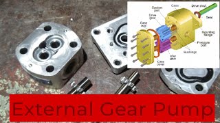 Hydraulic External Gear pump seal replacement and Check insideconditionmechanicalengineering7121 [upl. by Gass984]