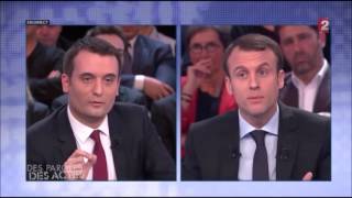 Emmanuel Macron face à Florian Philippot  DPDA [upl. by Ecela171]