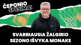 Čeponio spėjimai Svarbiausia Žalgirio sezono išvyka Monake [upl. by Dhar667]