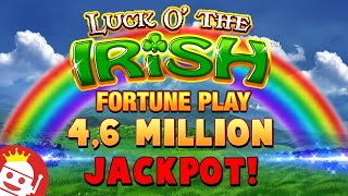 💰 UK PLAYER TRIGGERS £46M JACKPOT ON LUCK O THE IRISH FORTUNE PLAY [upl. by Mazonson]