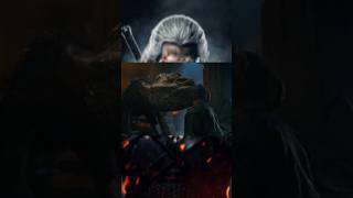 Witcher Vs Monster Fight Scene THE WITCHER  GERALT witcher ciri shorts youtube  tiktok [upl. by Morganica46]