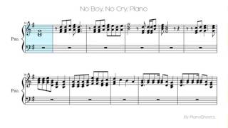 No Boy No Cry Piano Solo [upl. by Aelanej]