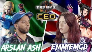 Arslan Ash Cammy VS Emmiemgd Juri  Pools  Street Fighter 6  CEO 2023  streetfighter6 [upl. by Anwadal]