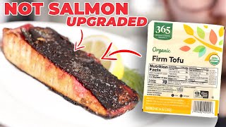 Making a REALISTIC Vegan SALMON using Kenji LopezAlt Salmon Recipe [upl. by Arolf70]