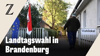 Landtagswahl in Brandenburg hat begonnen [upl. by Fawnia]