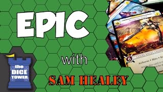 Epic Card Game review  with Sam Healey [upl. by Coltson]