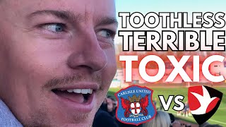 EMBARASSING DEFEAT AND BOO’D OUT OF THE GROUND  Carlisle vs Cheltenham VLOG [upl. by Pollerd]