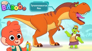 Learn DINOSAURS with Club Baboo DINO FACTS  Learning about the TRex and more Dinos [upl. by Lovmilla783]