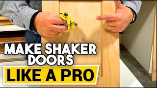 Learn the steps to easy DIY shaker cabinet doors [upl. by Ainslee]