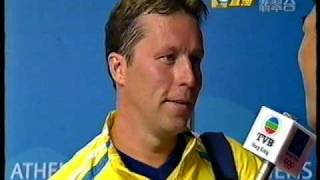 江嘉良 Jiang Jialiang interviewed JO Waldner [upl. by Alithia]