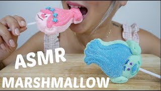 ASMR MARSHMALLOW  Sticky amp Chewy Eating Sounds  NE Lets Eat [upl. by Ecitnerp]