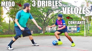 3 DRIBLES EM VELOCIDADE PARA USAR NA QUADRA  SALÃO [upl. by Odlaw616]