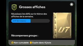 Solution Défi Grosses Affiches EA FC25 [upl. by Herzel]