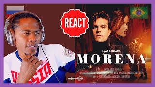 THE BEST REACT  Luan Santana  MORENA Clipe Oficial [upl. by Broida651]