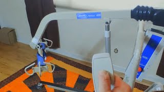 Invacare Reliant 450 Transfer Lift  How to Assemble Step by Step [upl. by Annayt]