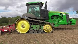 john deere 8370rt subsoiling [upl. by Risley]