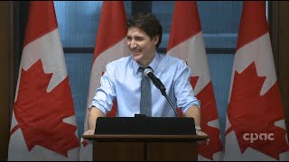 PM Trudeau speaks at Liberal caucus meeting – January 25 2024 [upl. by Dorin]