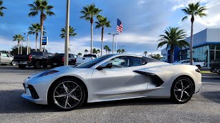 2023 Chevrolet Corvette Stingray 2LT Convertible quotSilver Flare Metallicquot in English [upl. by Suirad]