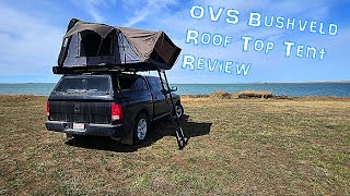 Living the High Life  OVS Roof Top Tent Review  Solo Truck Camping [upl. by Idnib]