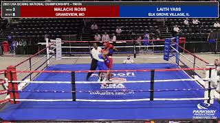 Laith Yass Vs Malachi Ross Quarter finals Y156lbs USAB National Championships [upl. by Burk]