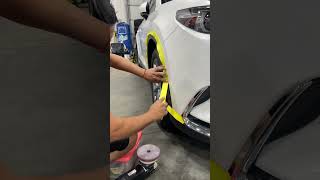 touch up paint and exterior maintenance detail wax application [upl. by Ynove]