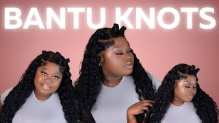 I Tried Bantu Knots And They Actually Looked Good [upl. by Konopka]