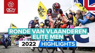 NailBiting Finale After A Brilliant Day Of Racing  Tour of Flanders 2022 Mens Highlights [upl. by Leinod]