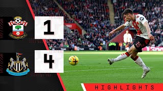 HIGHLIGHTS Southampton 14 Newcastle United  Premier League [upl. by Emanuele623]