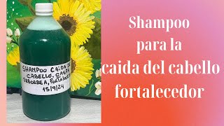 Shampoo para Caída del Cabello Seborrea Caspa y fortalecedor [upl. by Varden]