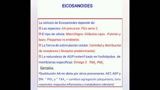 Farmacologia de los Eicosanoides [upl. by Zetrom245]