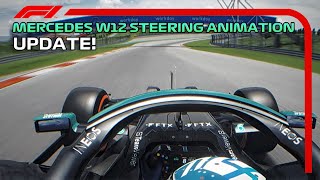 Mercedes W12 steering animation update for Assetto Corsa [upl. by Georgine]