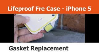 Update  Lifeproof Fre iPhone 5 case  Missing Gasket Replaced [upl. by Nagud775]