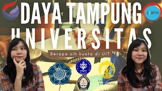 KUOTA  DAYA TAMPUNG SNMPTN SBMPTN DAN UJIAN MANDIRI UNIVERSITAS DI INDONESIA PTN POLITEKNIK [upl. by Ecal]